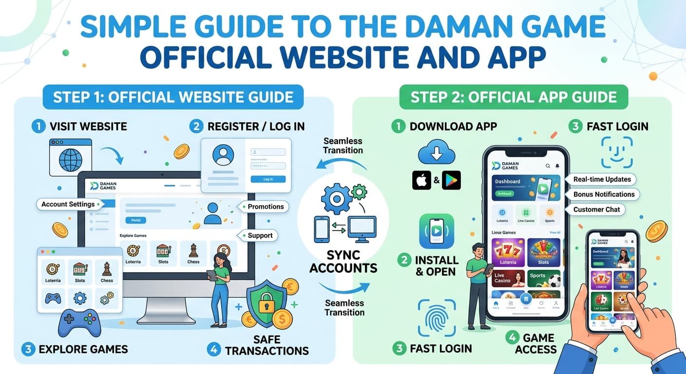 Simple Guide to the Daman Game Official Website and App
